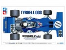 TYRRELL 003 1971 MONACO GP 1/12 Bil Skala Byggesett thumbnail