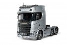 Scania 770 S 6X4 Painted Silver Radiostyrt Lastebil Byggesett thumbnail