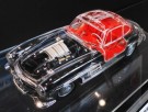 FULL VIEW MERCEDES-BENZ 300SL 1/24 Bil Skala Byggesett thumbnail