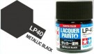 LP-40 Metallic Black Mini 10ml Tamiya Akrylmaling thumbnail