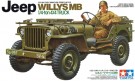 JEEP WILLYS MB 1/4 TON TRUCK 1/35 Militærbil Skala Byggesett thumbnail