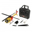 TWISTER BO-105 SCALE HELI W.COPILOT-6AX ALT HOLD GYRO RED-YE Radiostyrt Helikopter thumbnail