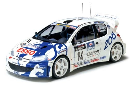 Maquette Peugeot 206 WRC Auto Légendaire Rallye N.59 1:24