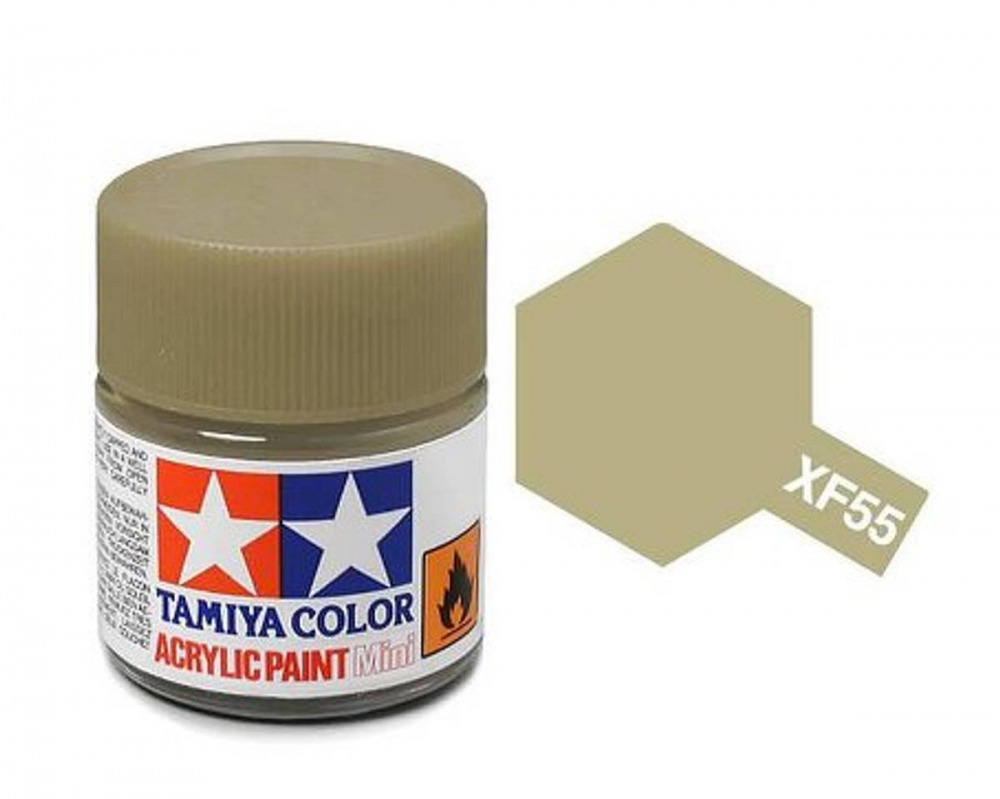 XF-55 Deck Tan Matt Mini 10ml Tamiya Akrylmaling