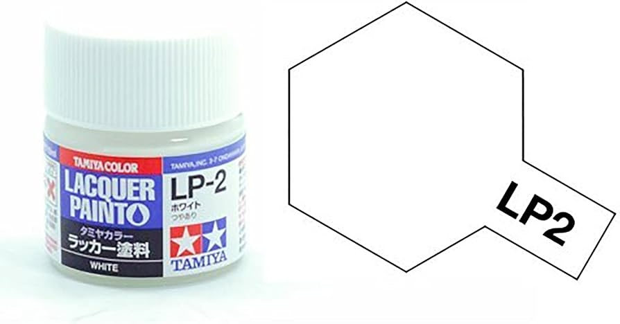 LP-2 White Blank Mini 10ml Tamiya Akrylmaling