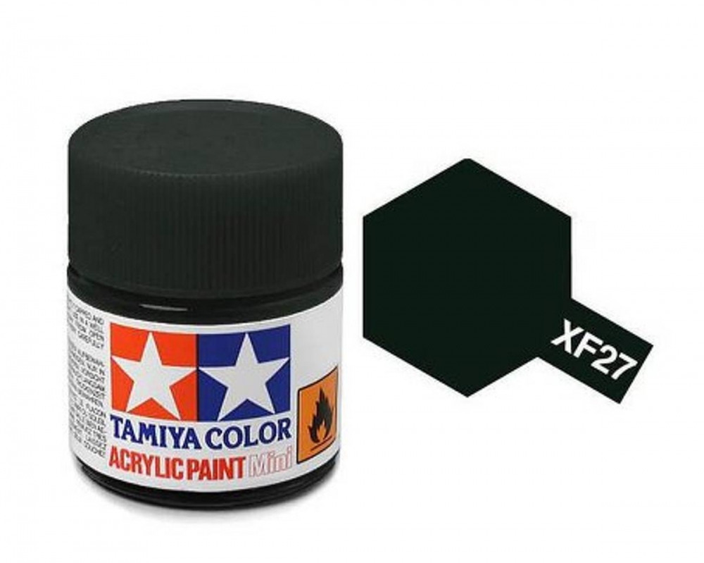 XF-27 Black Green Matt Mini 10ml Tamiya Akrylmaling