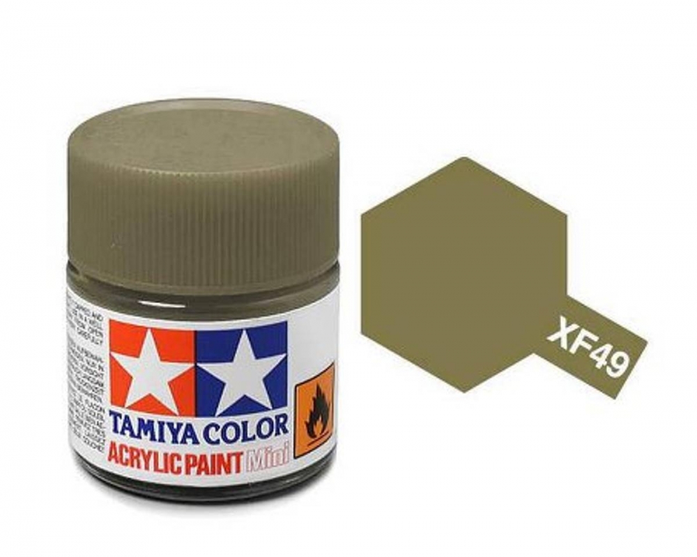 XF-49 Khaki Matt Mini 10ml Tamiya Akrylmaling