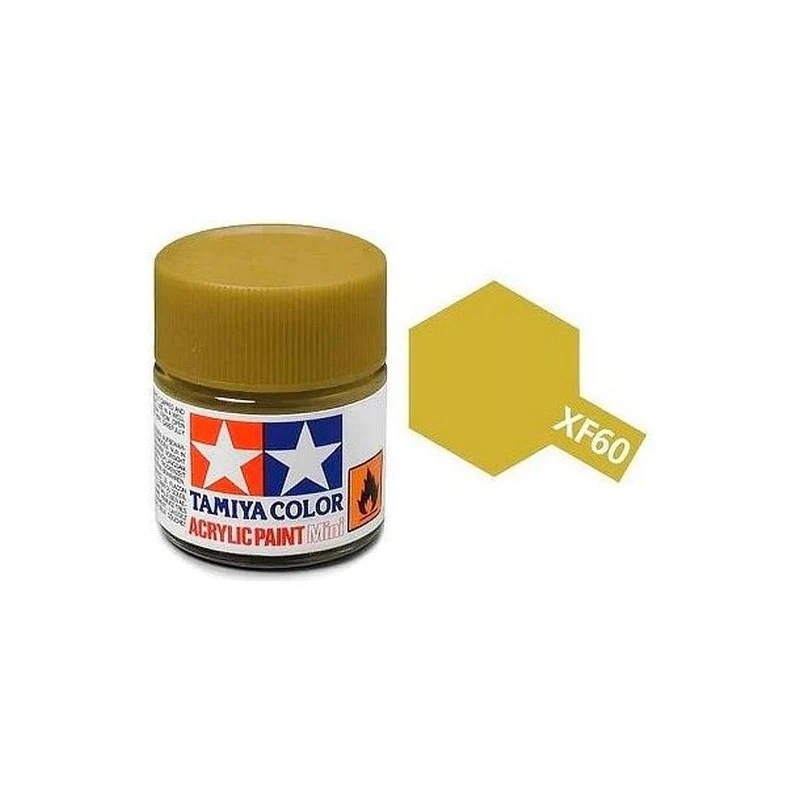 XF-60 Dark Yellow Matt Mini 10ml Tamiya Akrylmaling