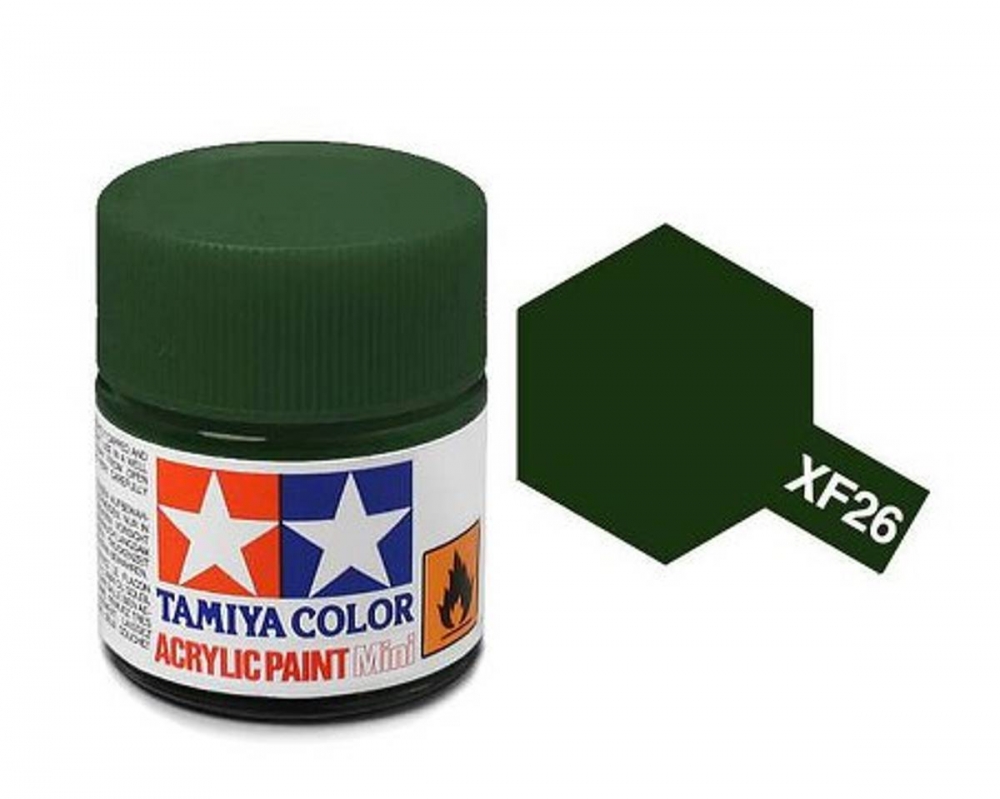 XF-26 Deep Green Matt Mini 10ml Tamiya Akrylmaling