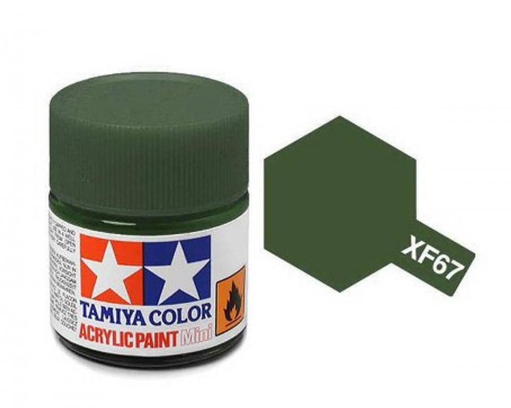 XF-67 Nato Green Matt Mini 10ml Tamiya Akrylmaling