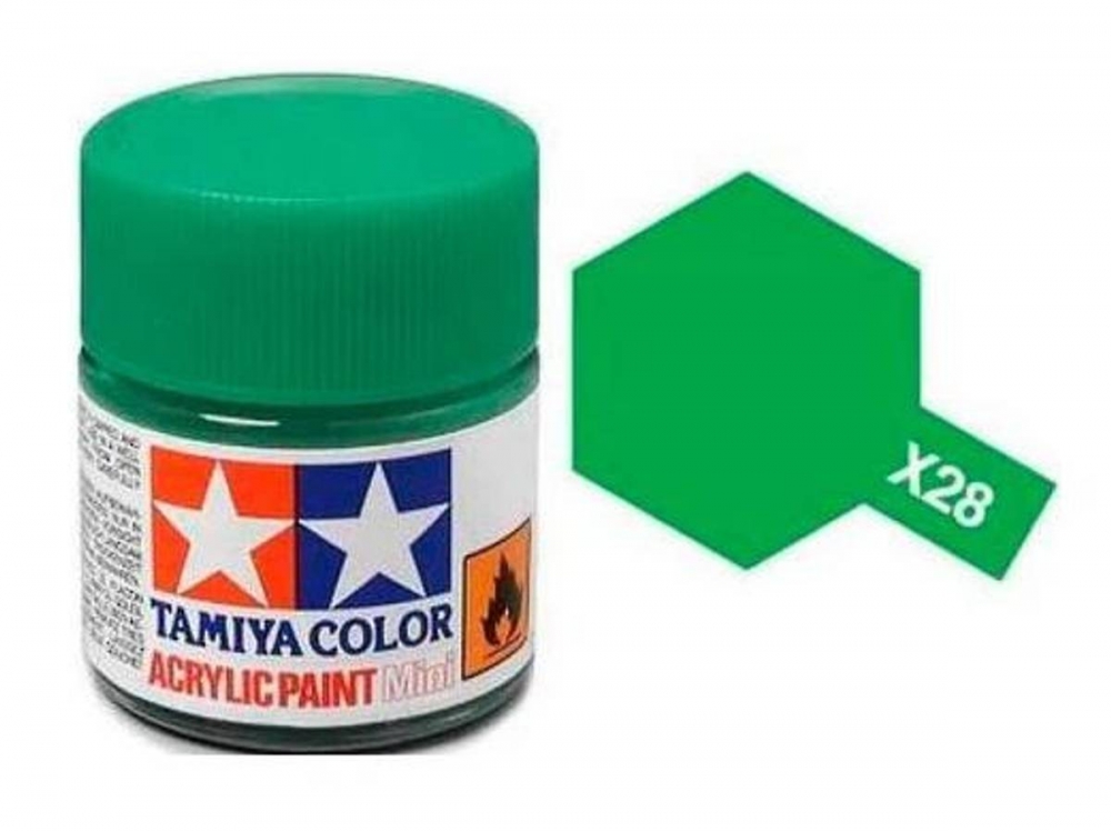 X-28 Park Green Blank Mini 10ml Tamiya Akrylmaling